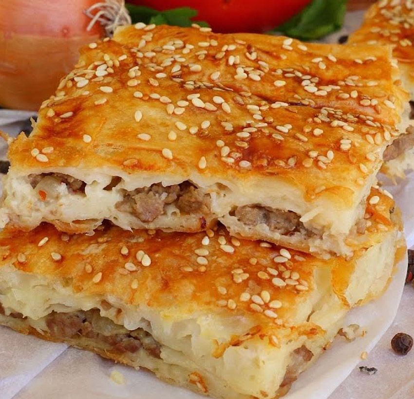 Kıymalı Su Böreği